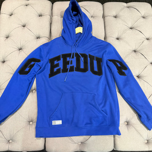 Geedup Team Logo Hoodie 'Blue Black' (Second hand)