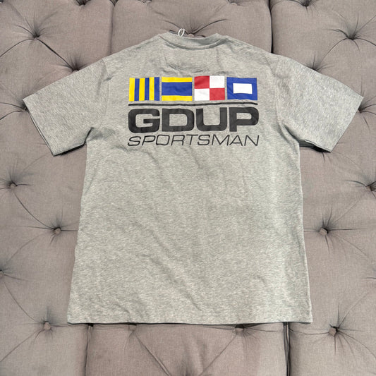 Geedup Sportsman Flag T-shirt 'Grey' (Brand New)