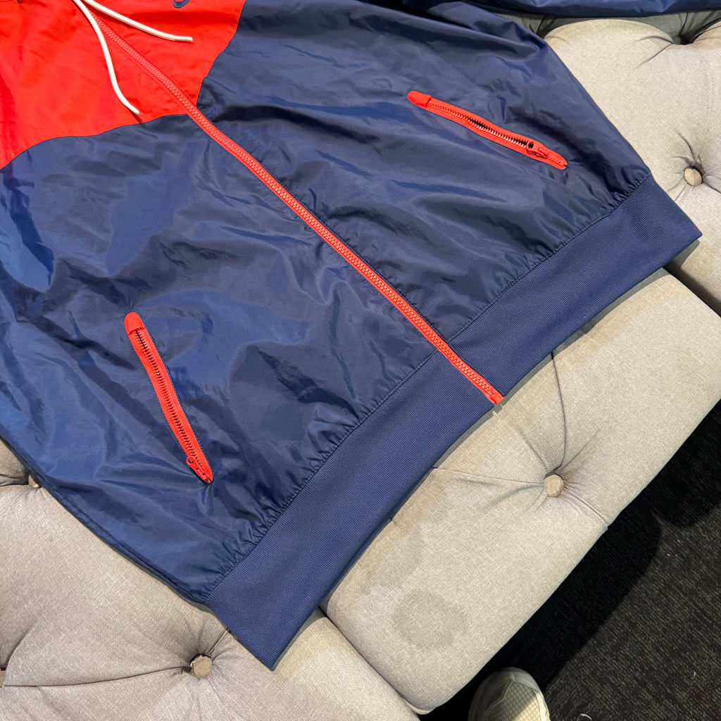 Nike 2 Tone Windbreaker Jacket 'Navy Red' (Second hand)