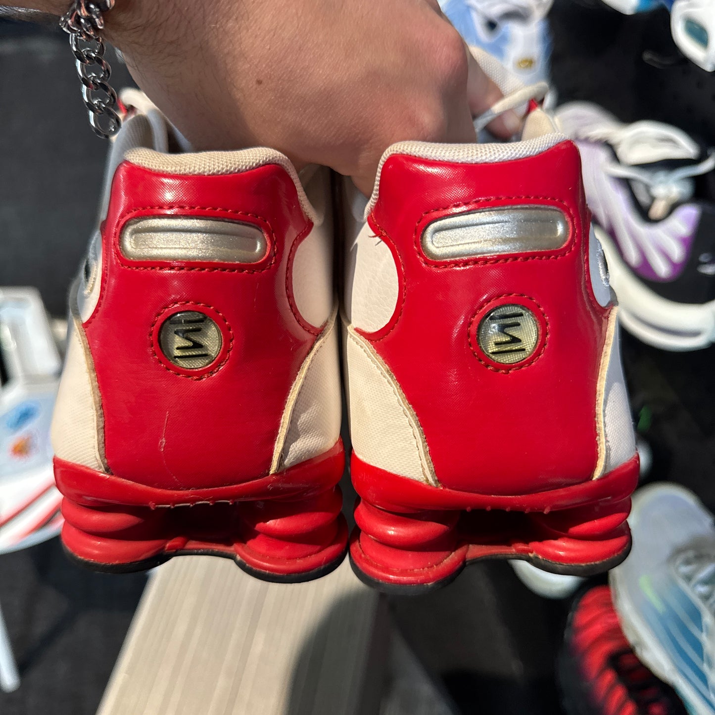 Nike Shox NZ 'White University Red' (Second hand)