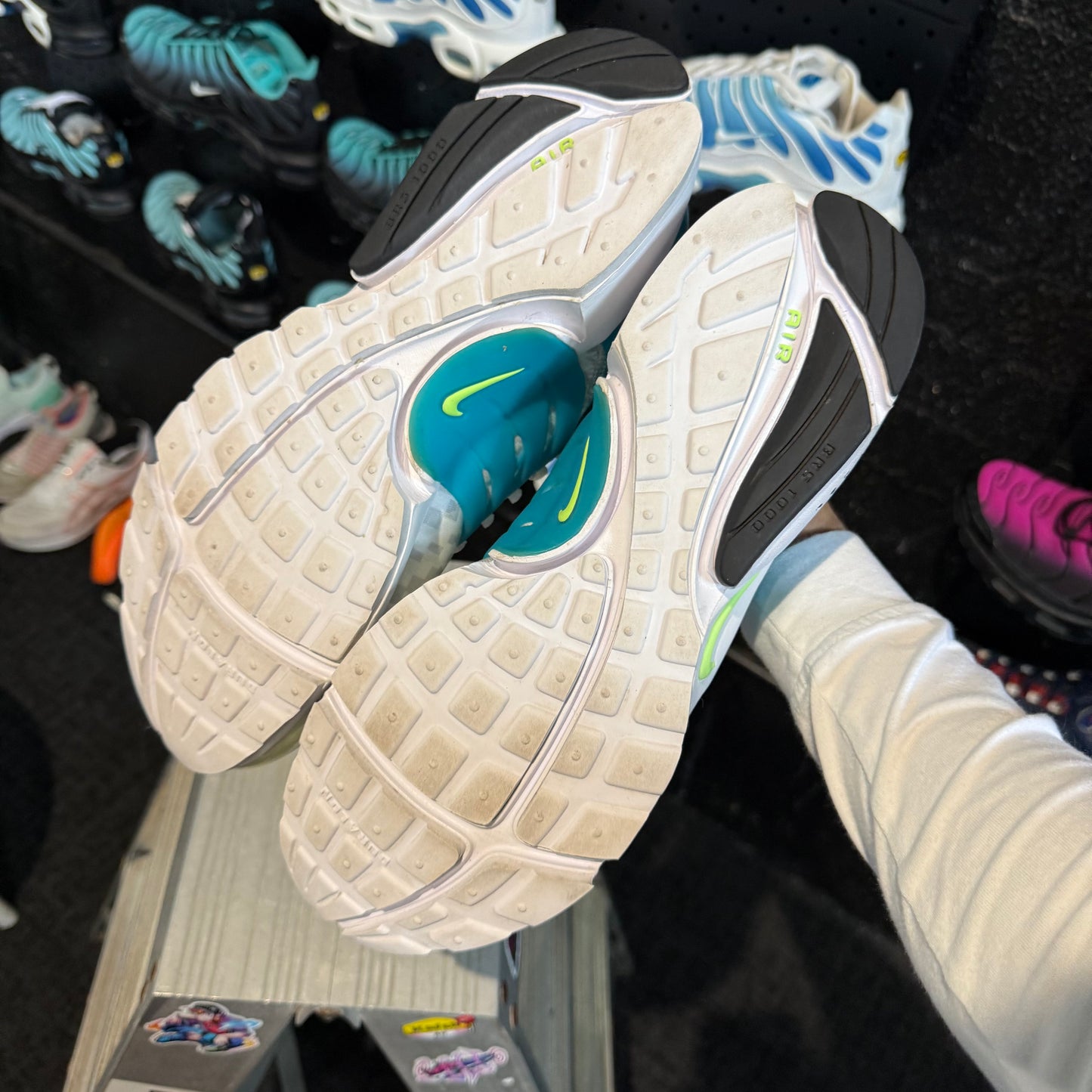 Nike Air Presto 'White Lime Glow Aquamarine' (Second hand)