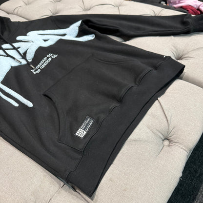 Geedup Handstyle Hoodie 'Baby Blue/Black' (Second hand)