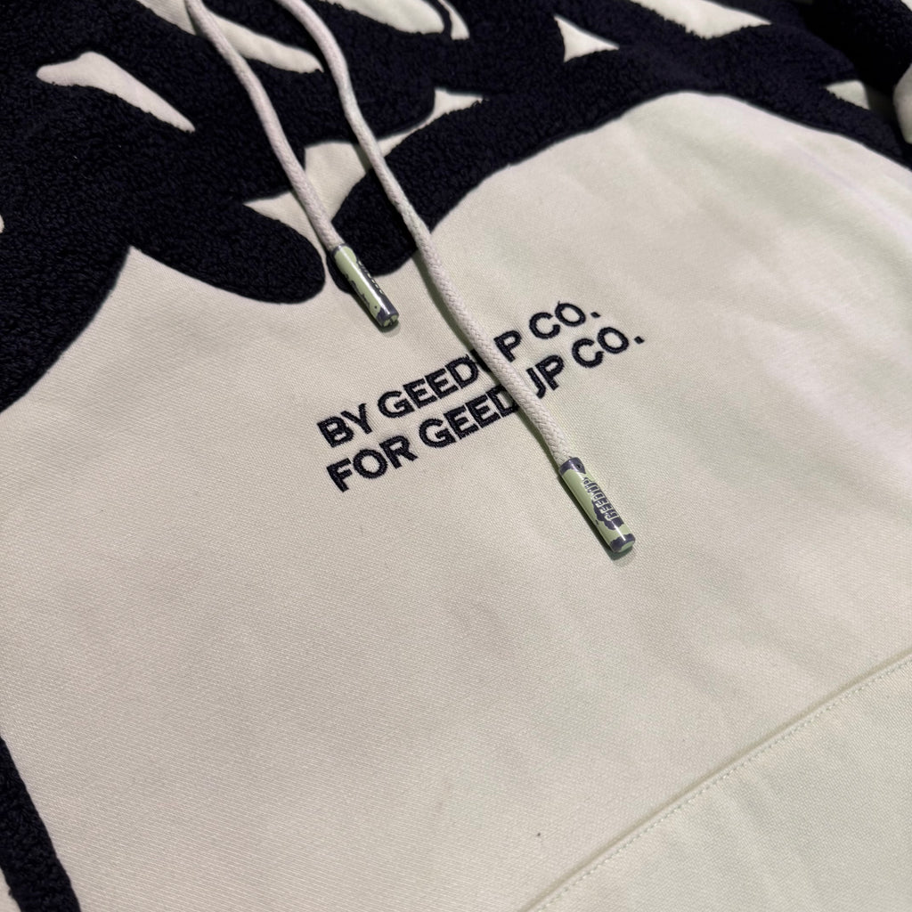 Geedup Handstyle Hoodie 'Pastel Green Black' (Second hand)