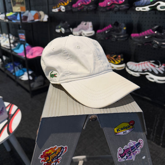 Lacoste Mini Croc Logo Cap 'White' (Second hand)