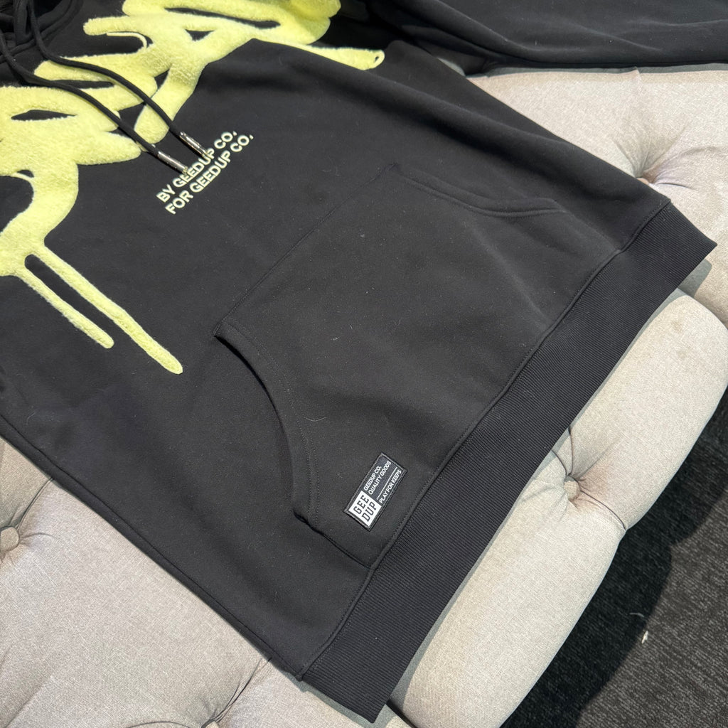 Geedup Handstyle Hoodie 'Black Sorbet' (Second hand)