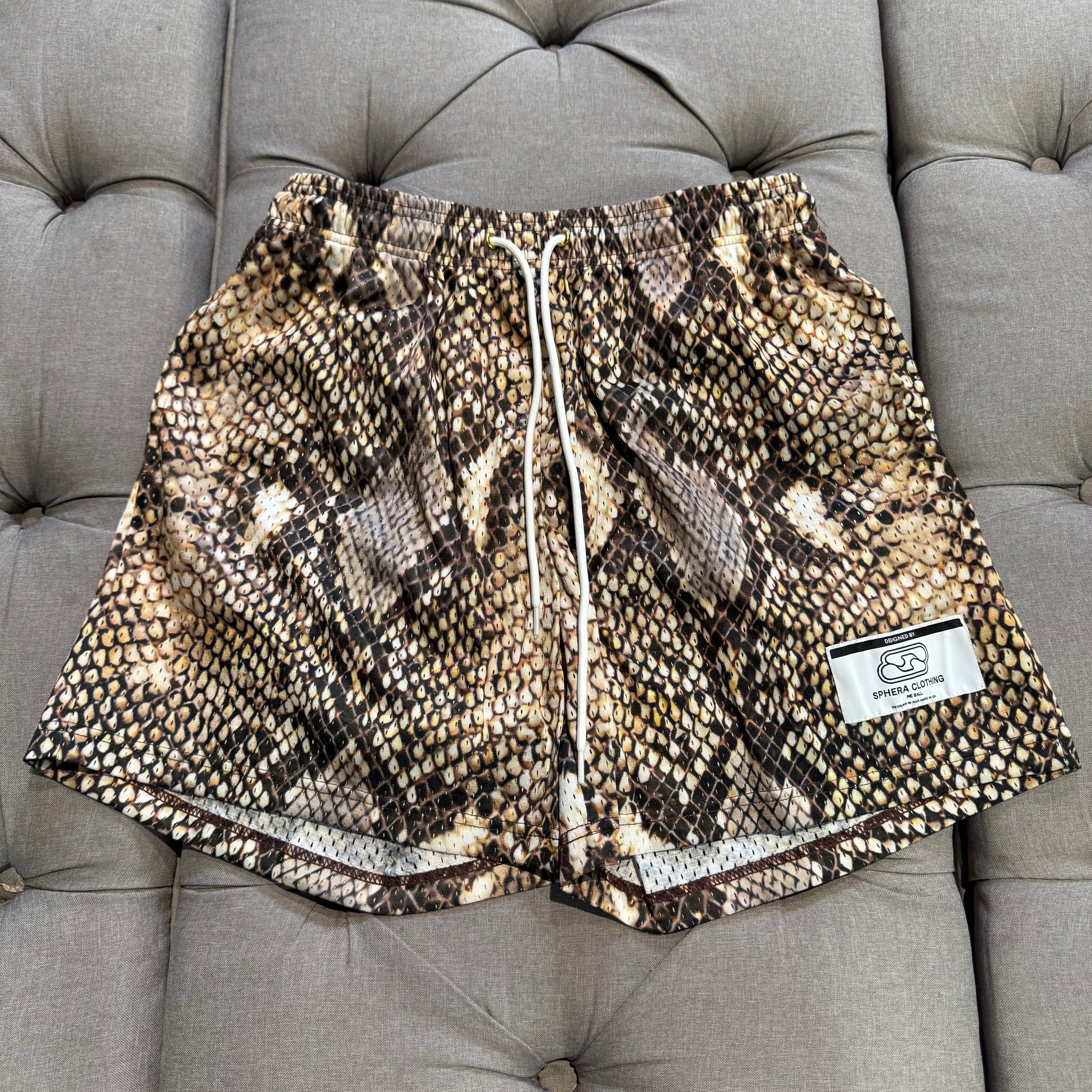 Sphera Mesh Shorts 'Snakeskin' (Brand New)