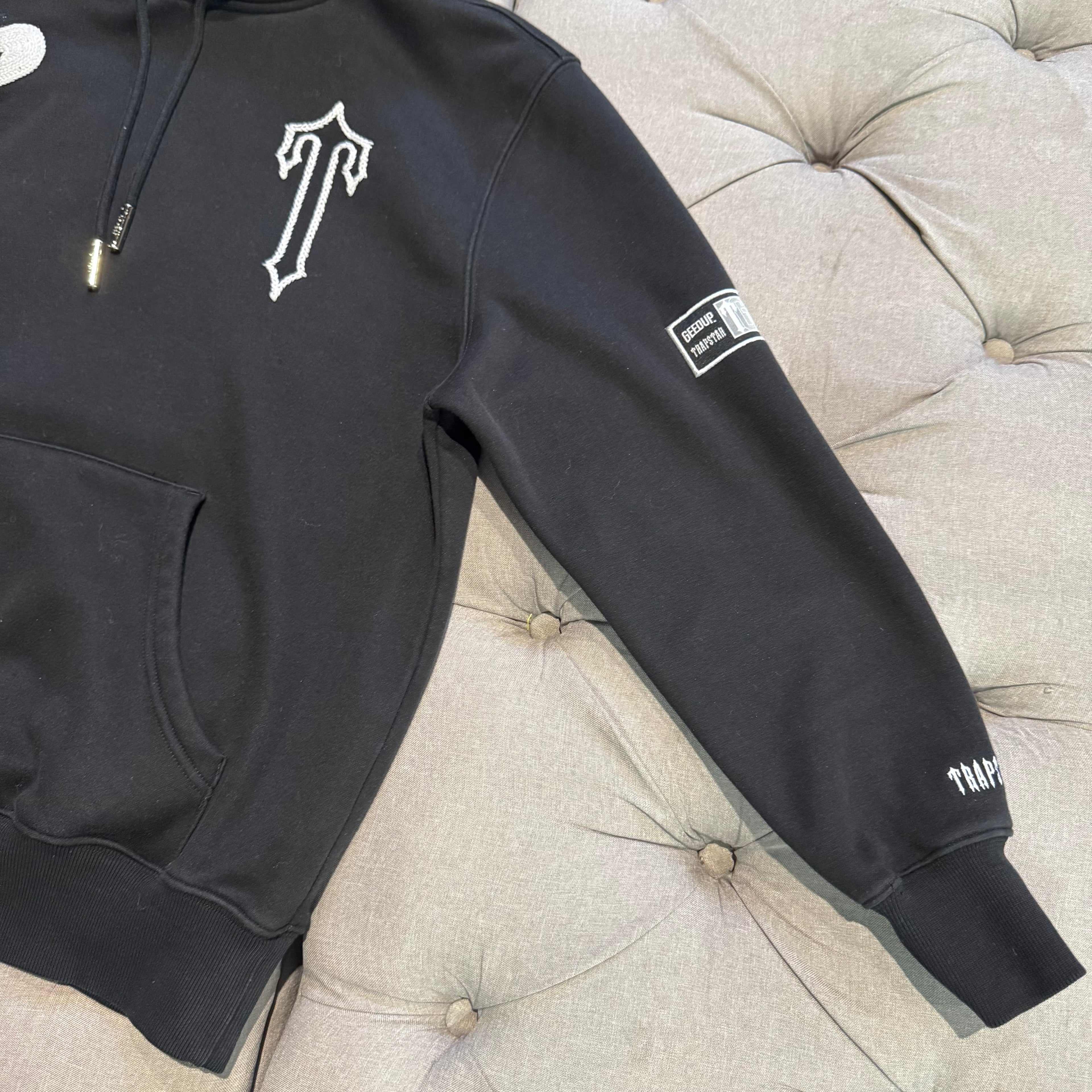 Geedup Signature Trapstar Hoodie 'Black White' (Second hand)
