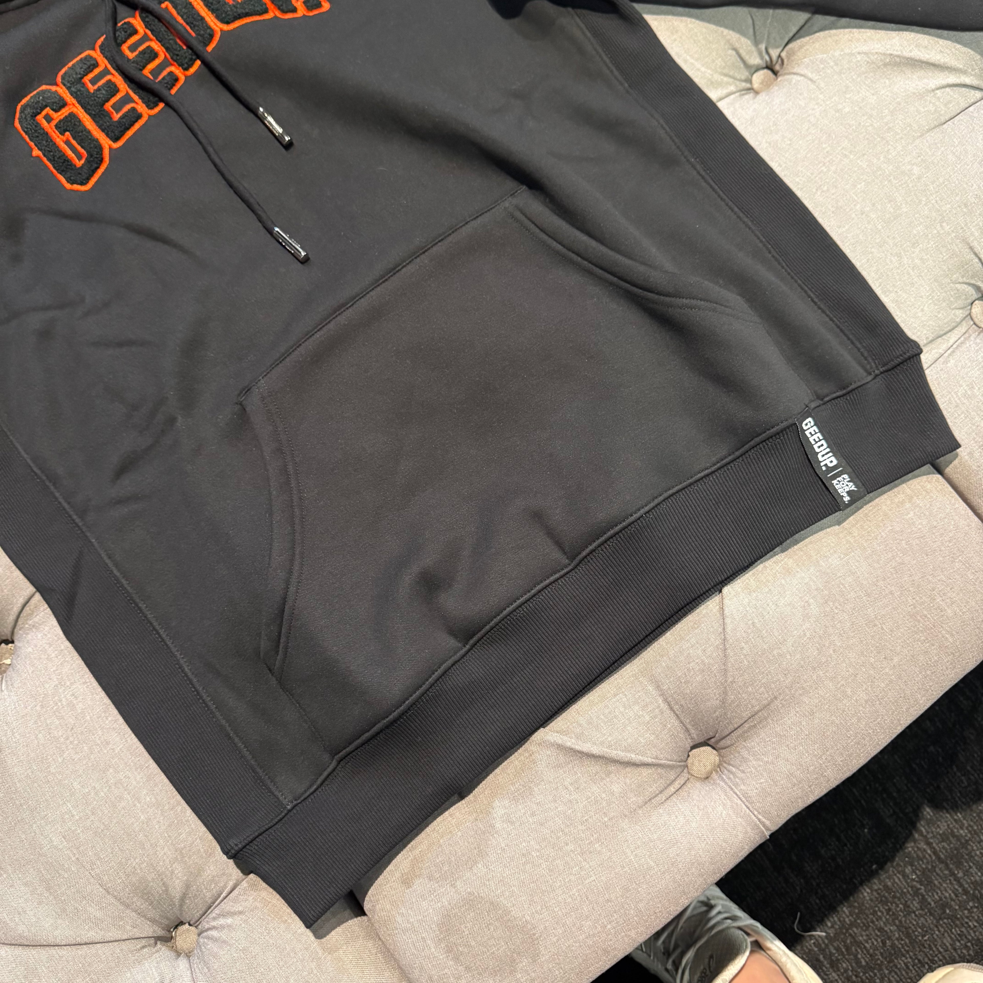 Geedup Play For Keeps Hoodie 'Black Orange Black' (Brand New)