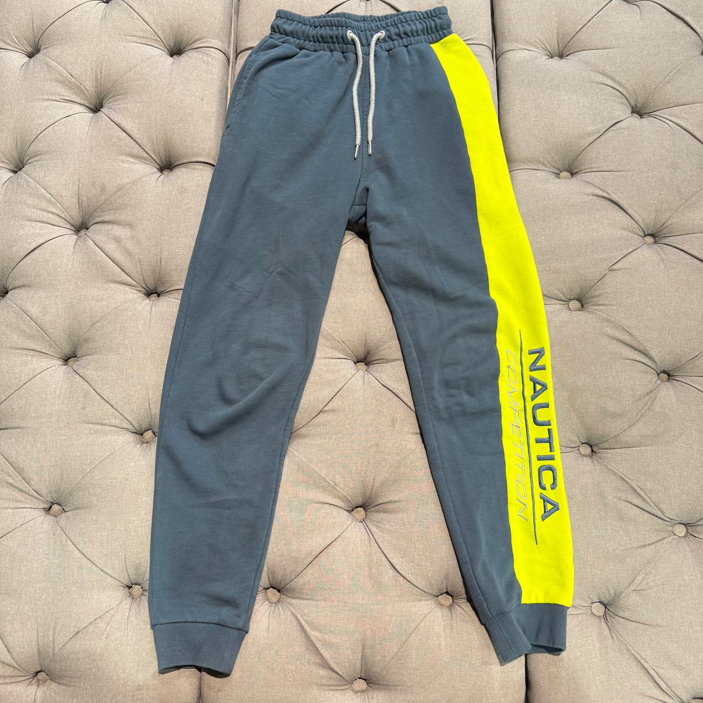 Nautica Competition Track Pants 'Navy Yellow' (Second hand)