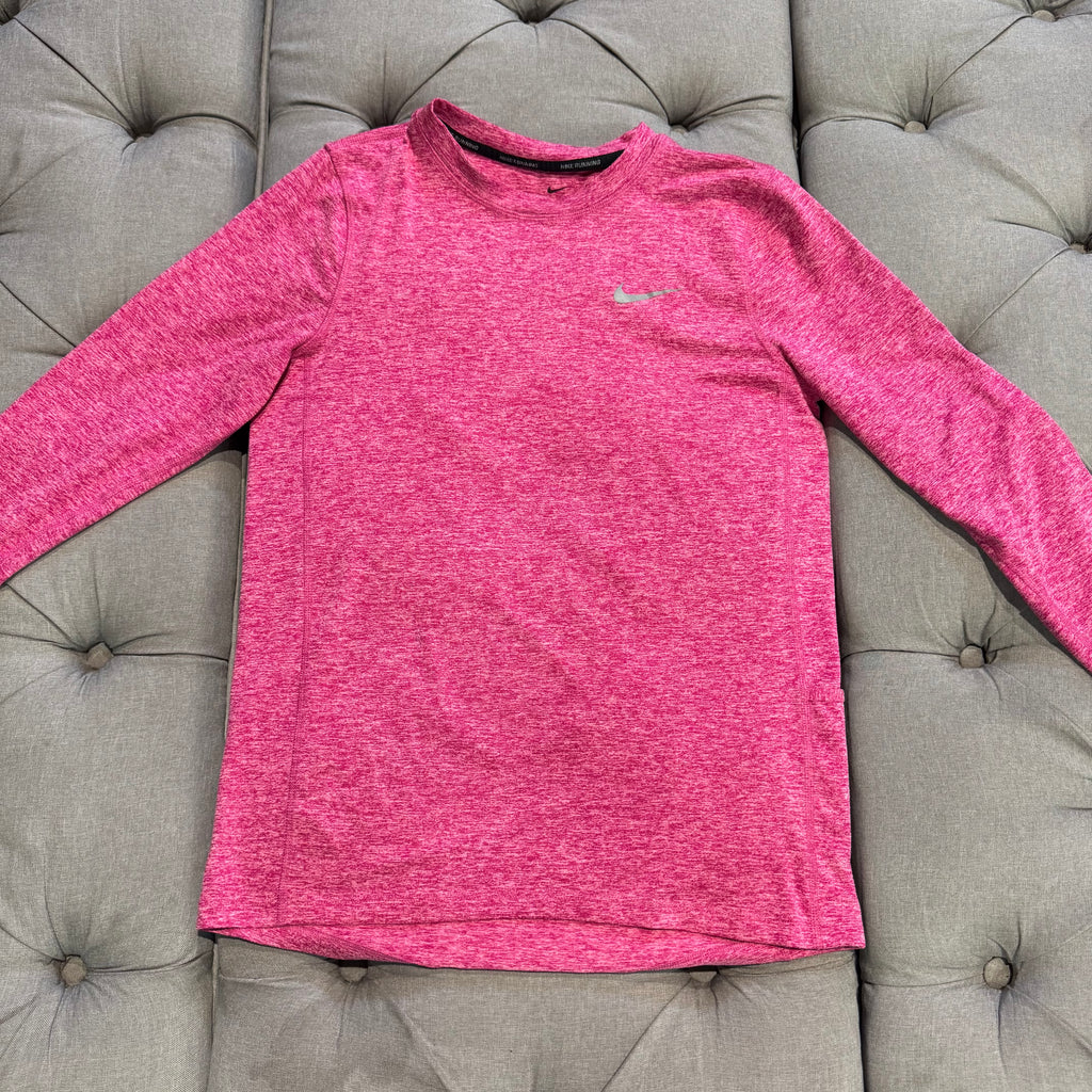 Nike Running Dri-Fit Long Sleeve 'Hot Pink' (Second hand)