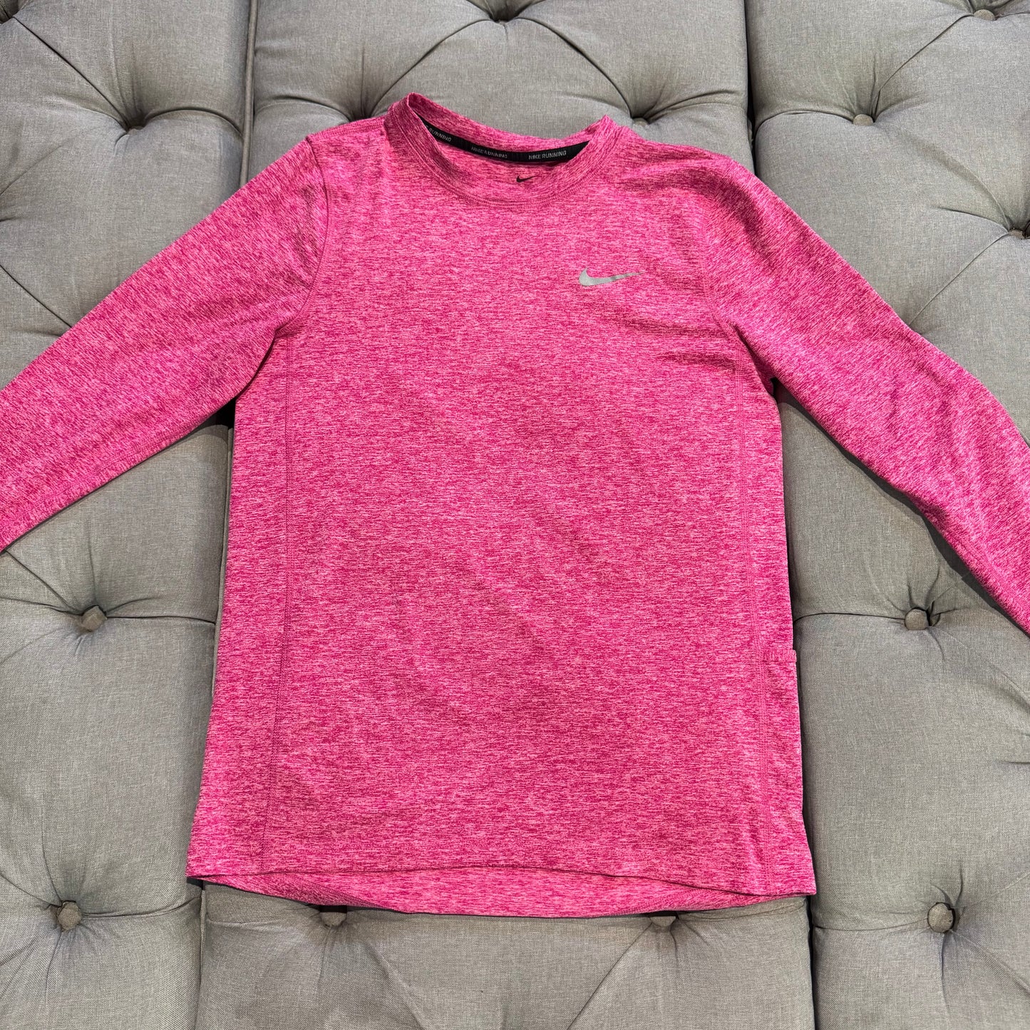 Nike Running Dri-Fit Long Sleeve 'Hot Pink' (Second hand)