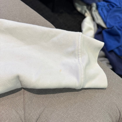 Lacoste Big Logo Croc Hoodie 'White Green' (Second hand)