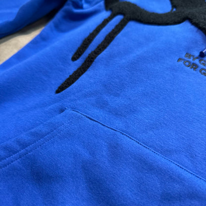 Geedup Handstyle Hoodie 'Blue Black' (Second hand)