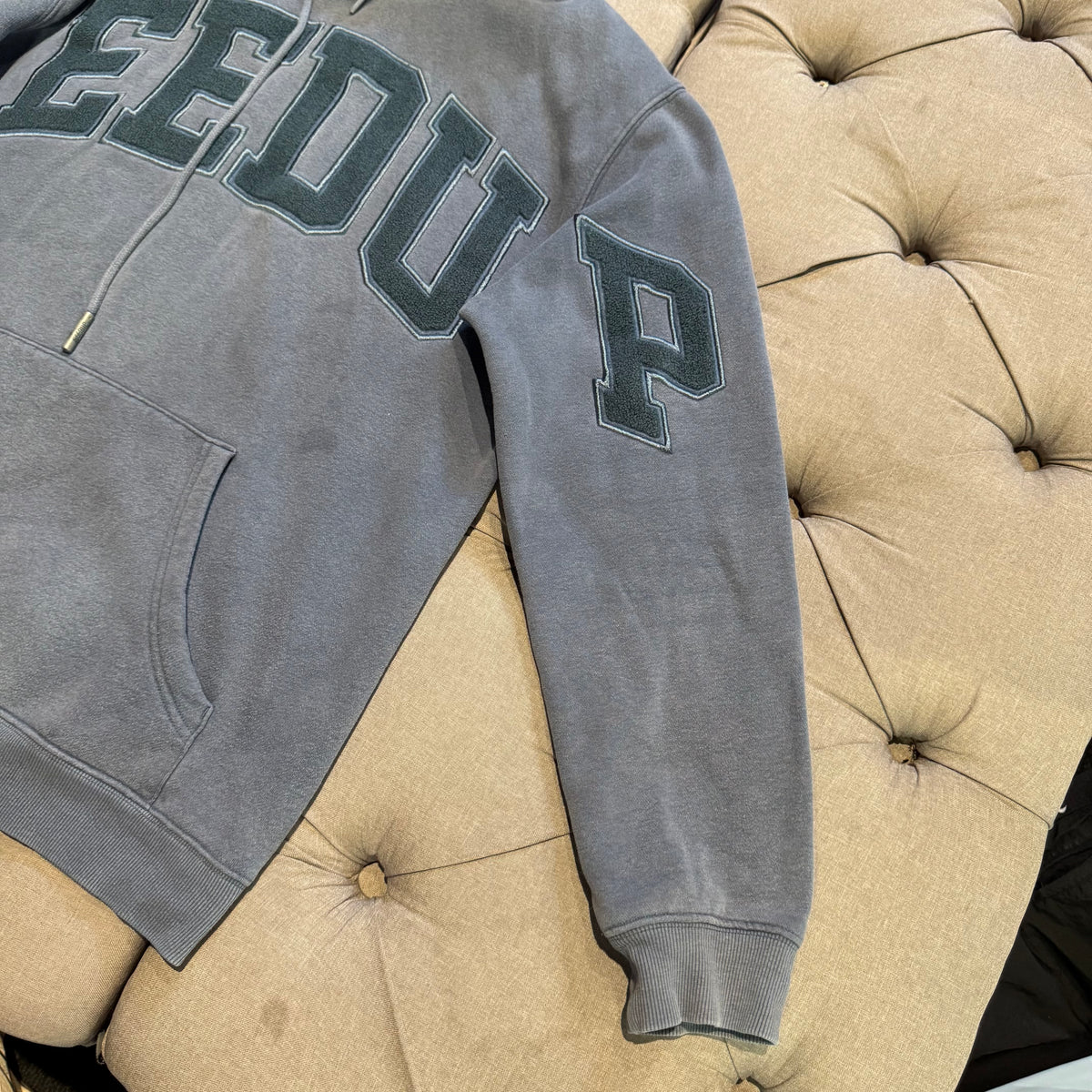 Geedup Team Logo Hoodie 'Petrol Blue' (Second hand)