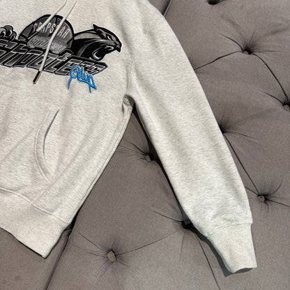 Geedup X Trapstar Sydney Shooters Hoodie 'White Marle Blue' (Second hand)