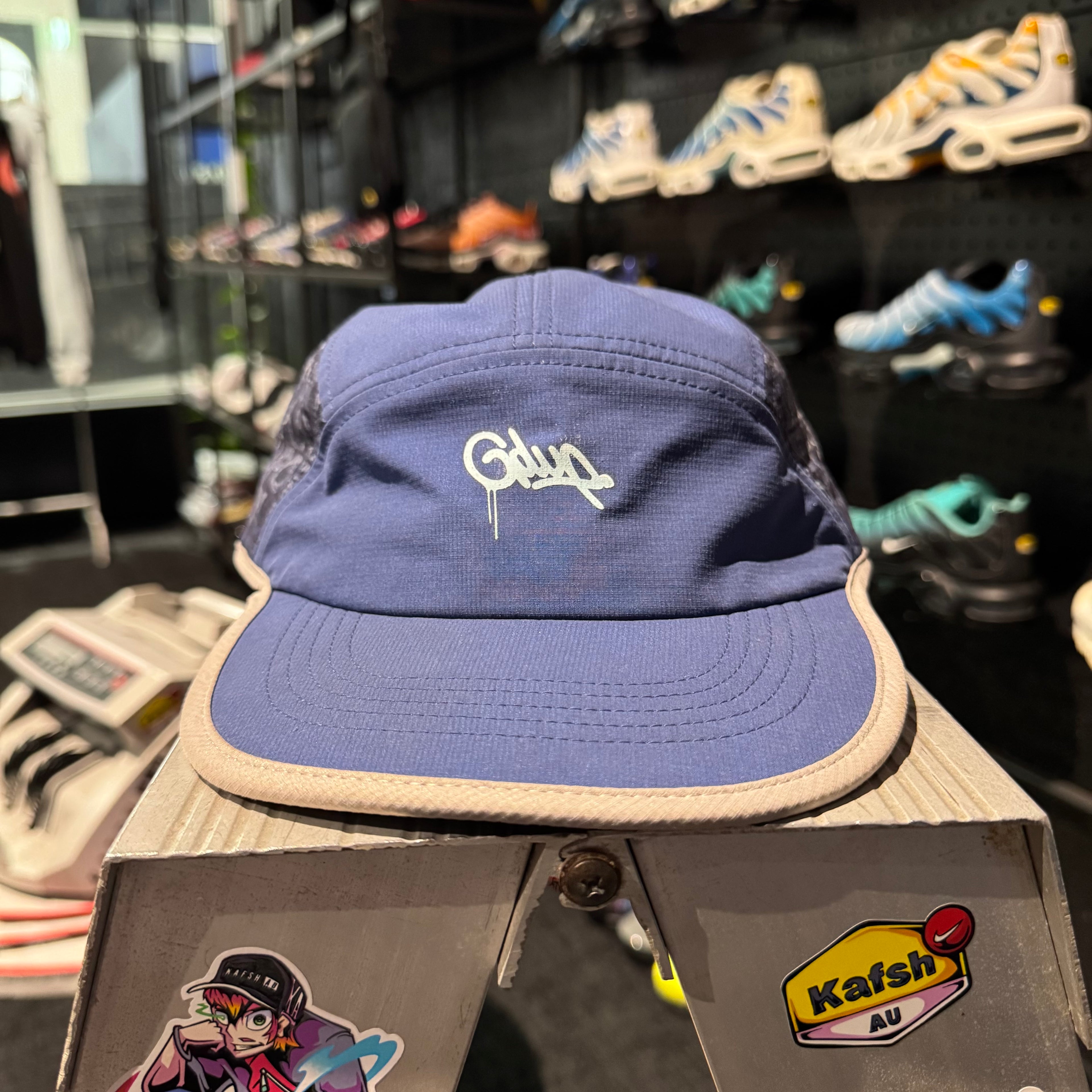 Geedup PFK handstyle 5 Pannel Cap 'Blue Monogram' (Second hand)