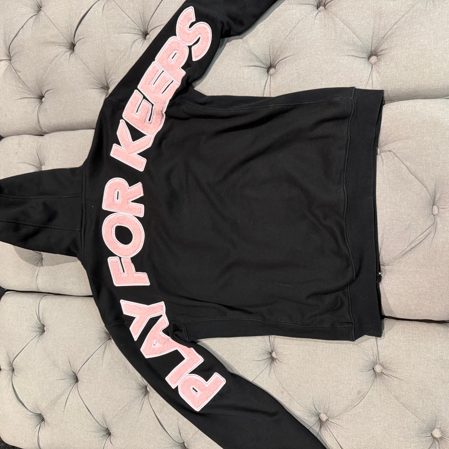 Geedup Play For Keeps Hoodie 'Pink Black' (Second hand)