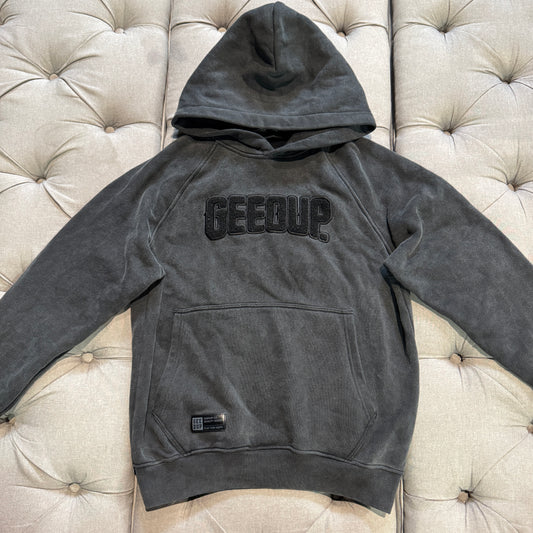 Geedup Play For Keeps Hoodie 'Washed Black' (Second hand)