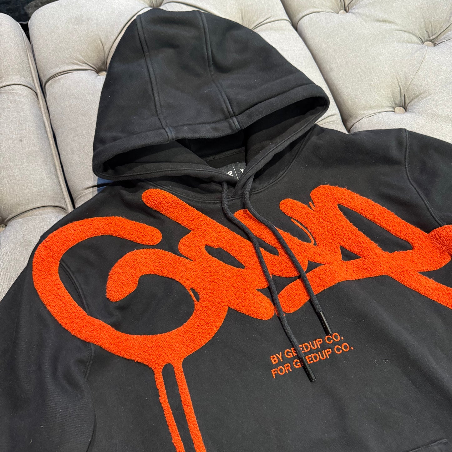 Geedup Handstyle Hoodie 'Burnt Orange' (Second hand)