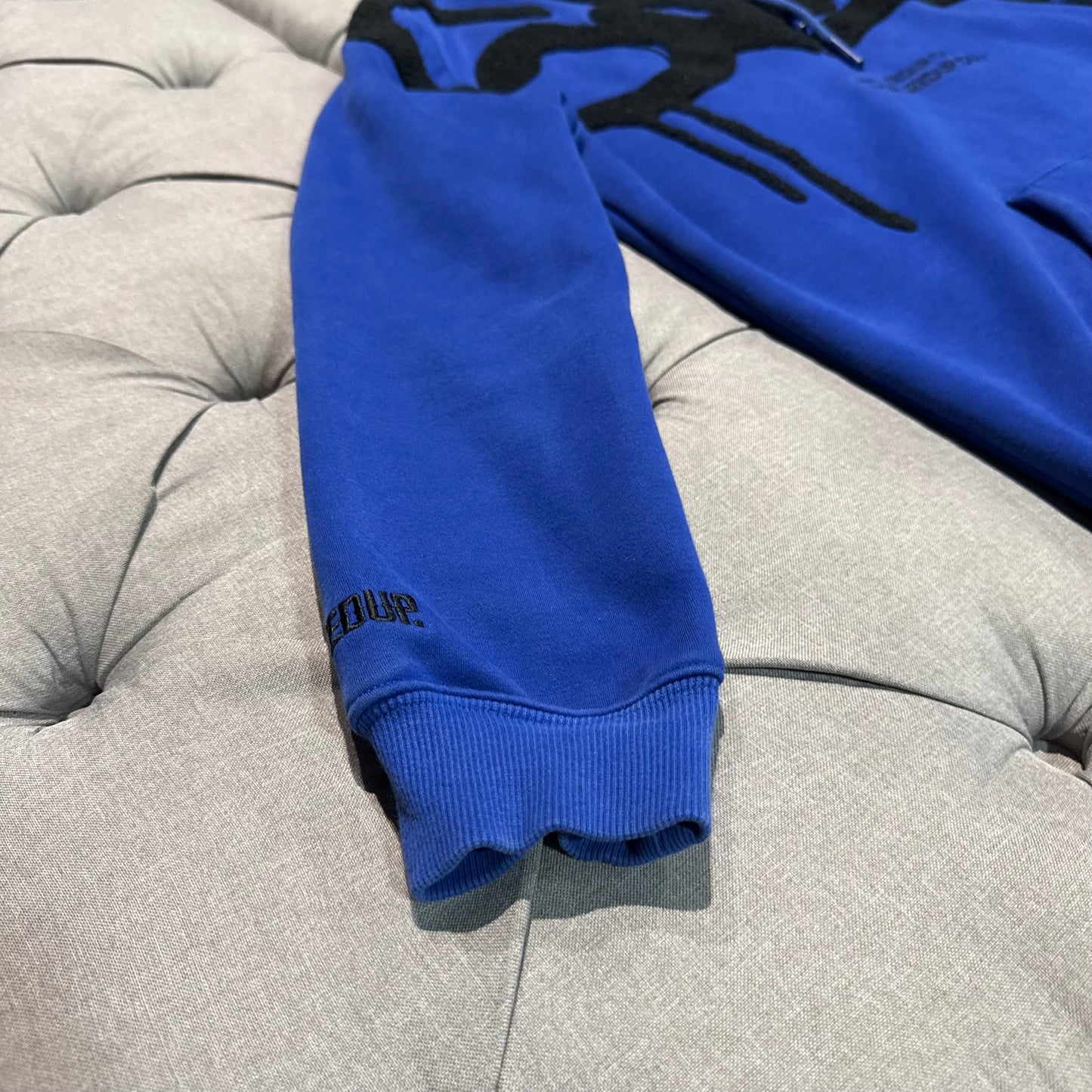 Geedup Handstyle Hoodie 'Blue Black' (Second hand)