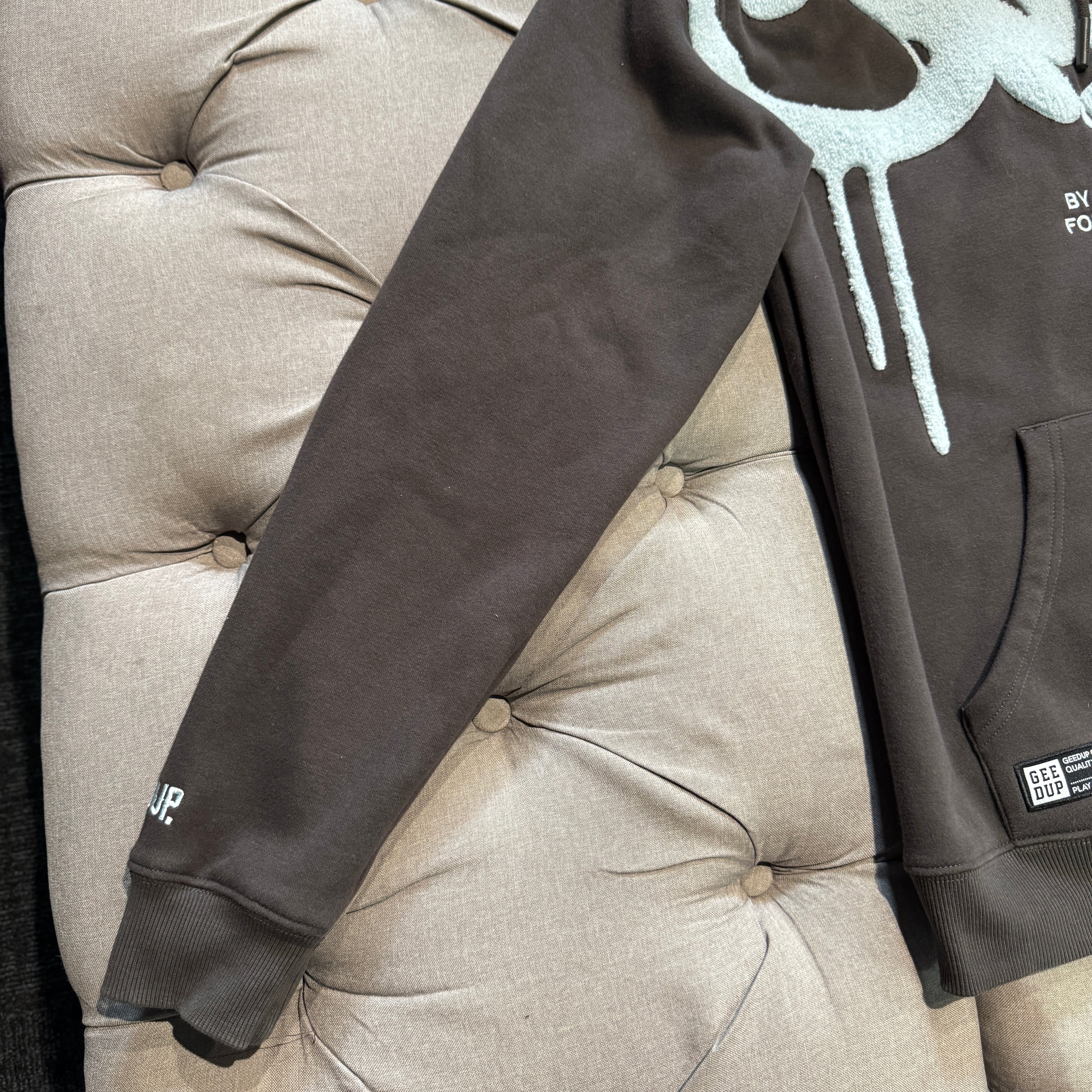 Geedup Handstyle Hoodie 'Graphite Pale Blue' (Second hand)