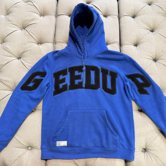 Geedup Team Logo Hoodie 'Royal Blue Black' (Second hand)