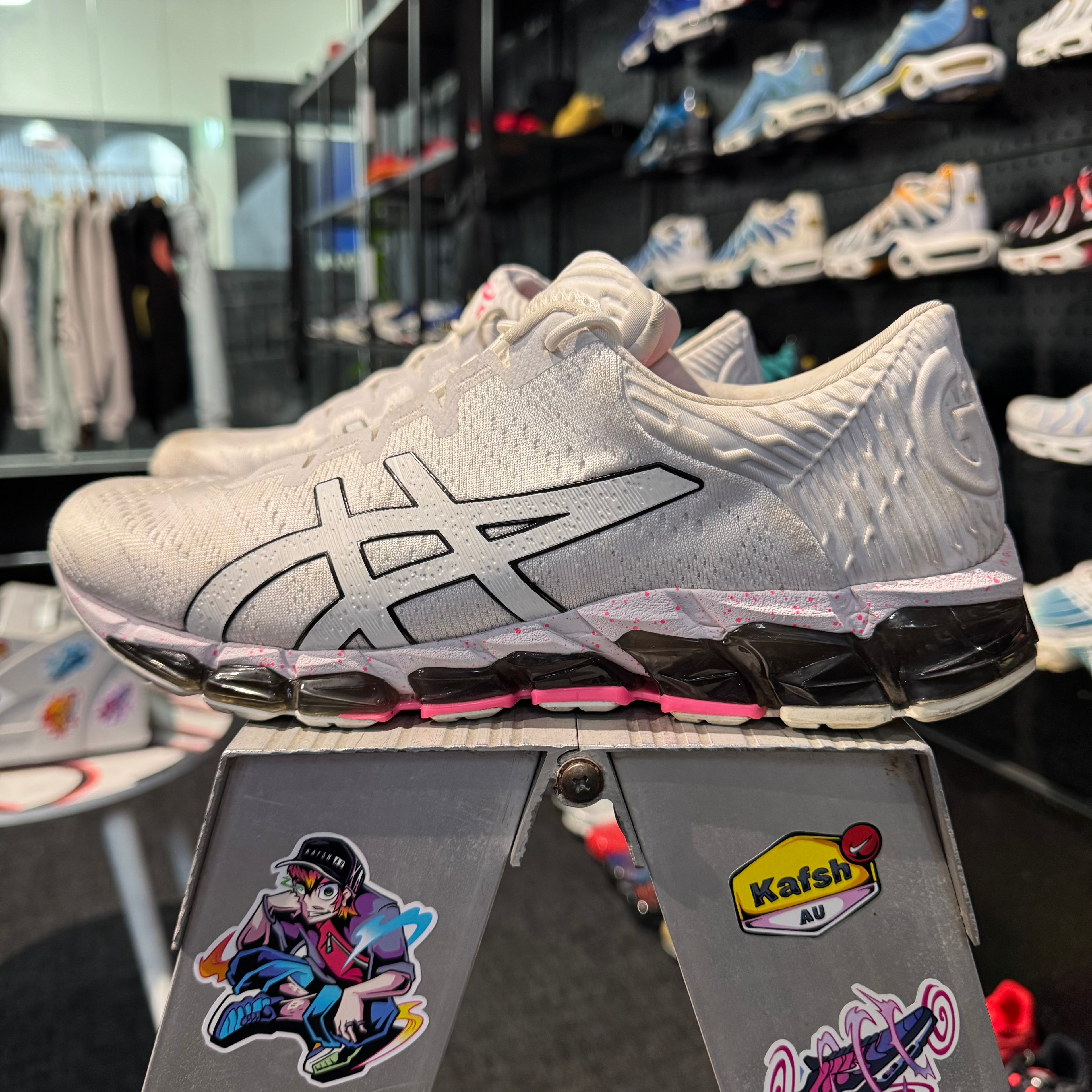 Asics Gel Quantum 360 5 Jacquard Tokyo Neon 'White Pink' (Second hand)
