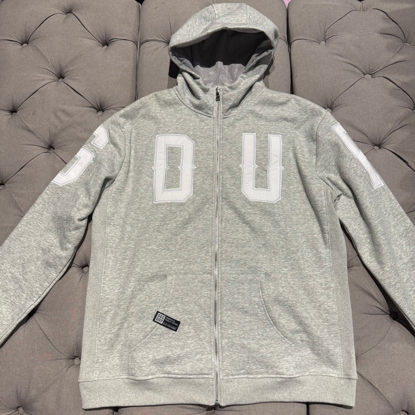 Geedup Zipup Team Logo Hoodie 'Grey' (Second hand)