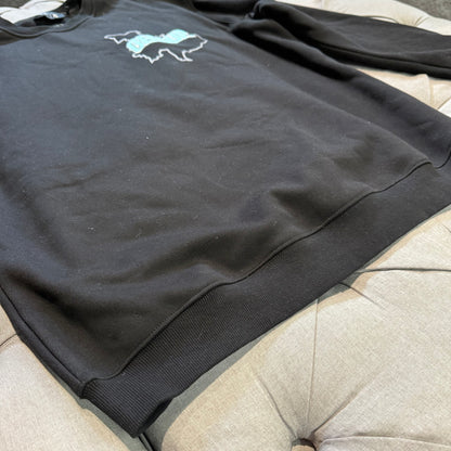 Geedup Proud to be a Problem Crewneck 'Black Teal' (Second hand)