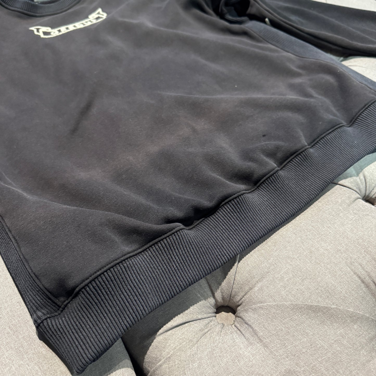 Geedup G Logo PFK Weave Crewneck 'Black' (Second hand)