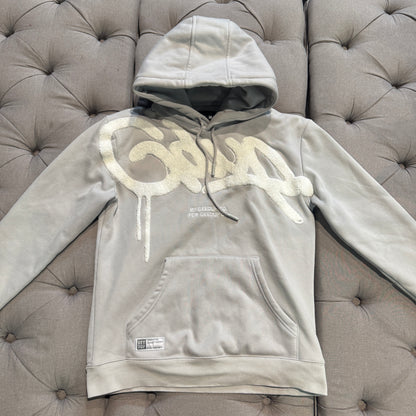 Geedup Handstyle Hoodie 'Grey White' (Second hand)