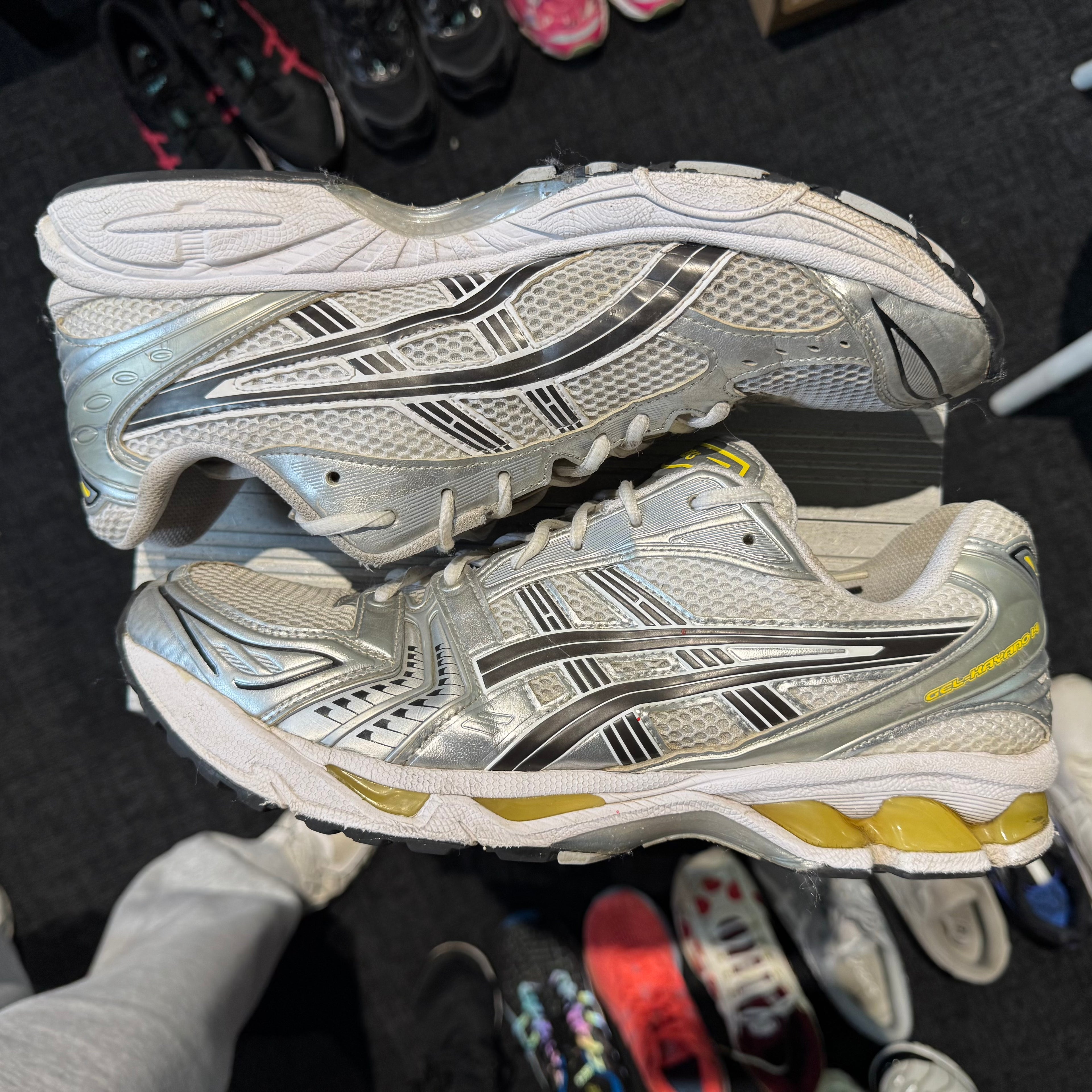 Asics Gel Kayano 14 'White Taichi Yellow' (Second hand)