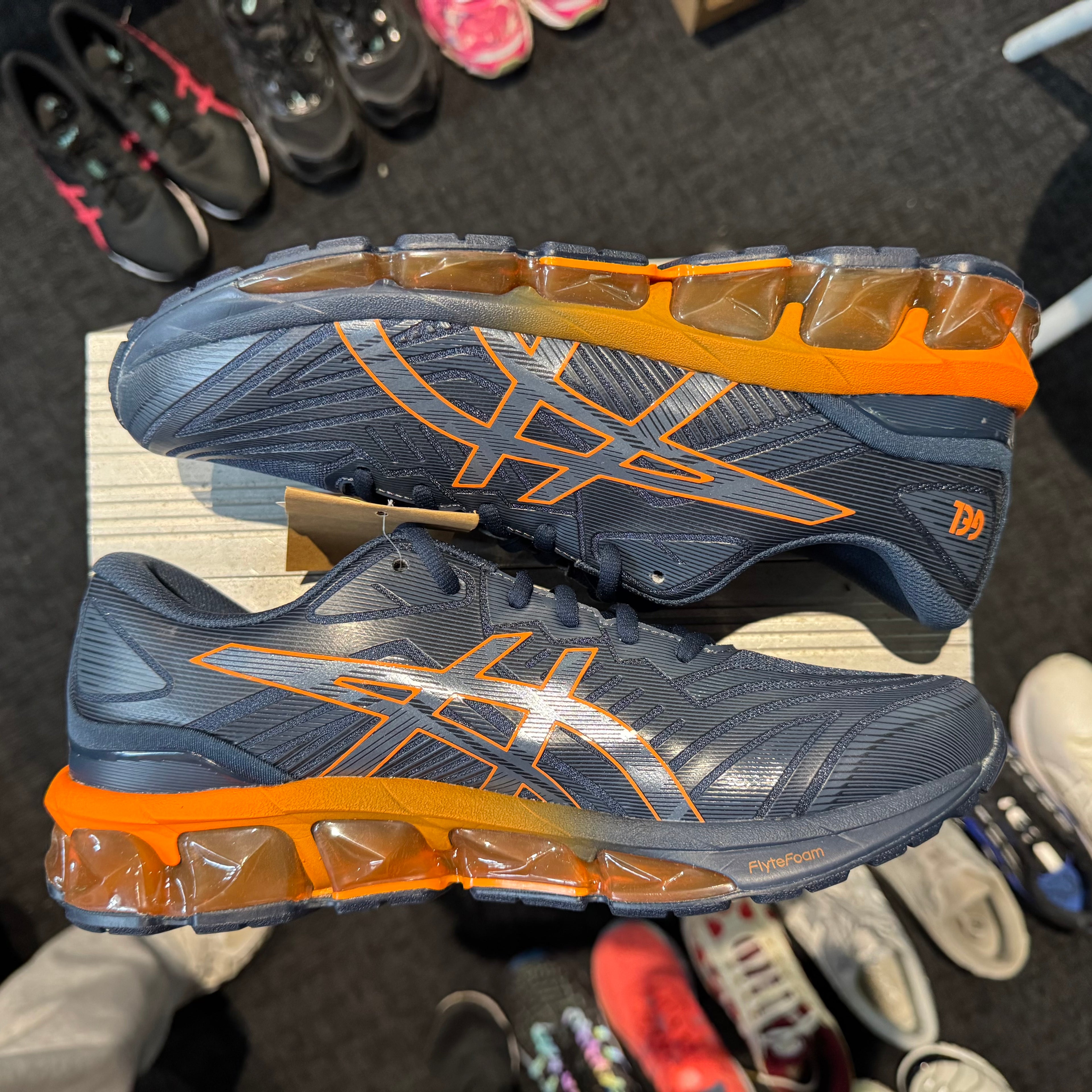 Asics Gel Quantum 360 7 'French Blue Lava Orange' (Brand New)