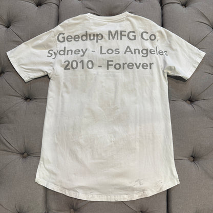 Geedup Syd - LA T-Shirt 'White' (Second hand)