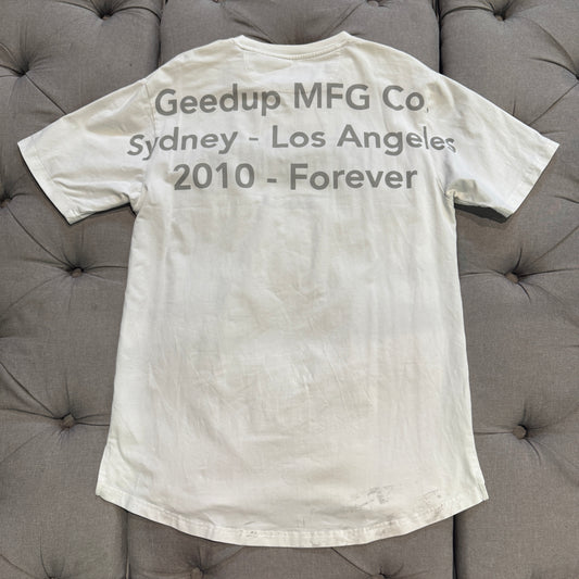 Geedup Syd - LA T-Shirt 'White' (Second hand)