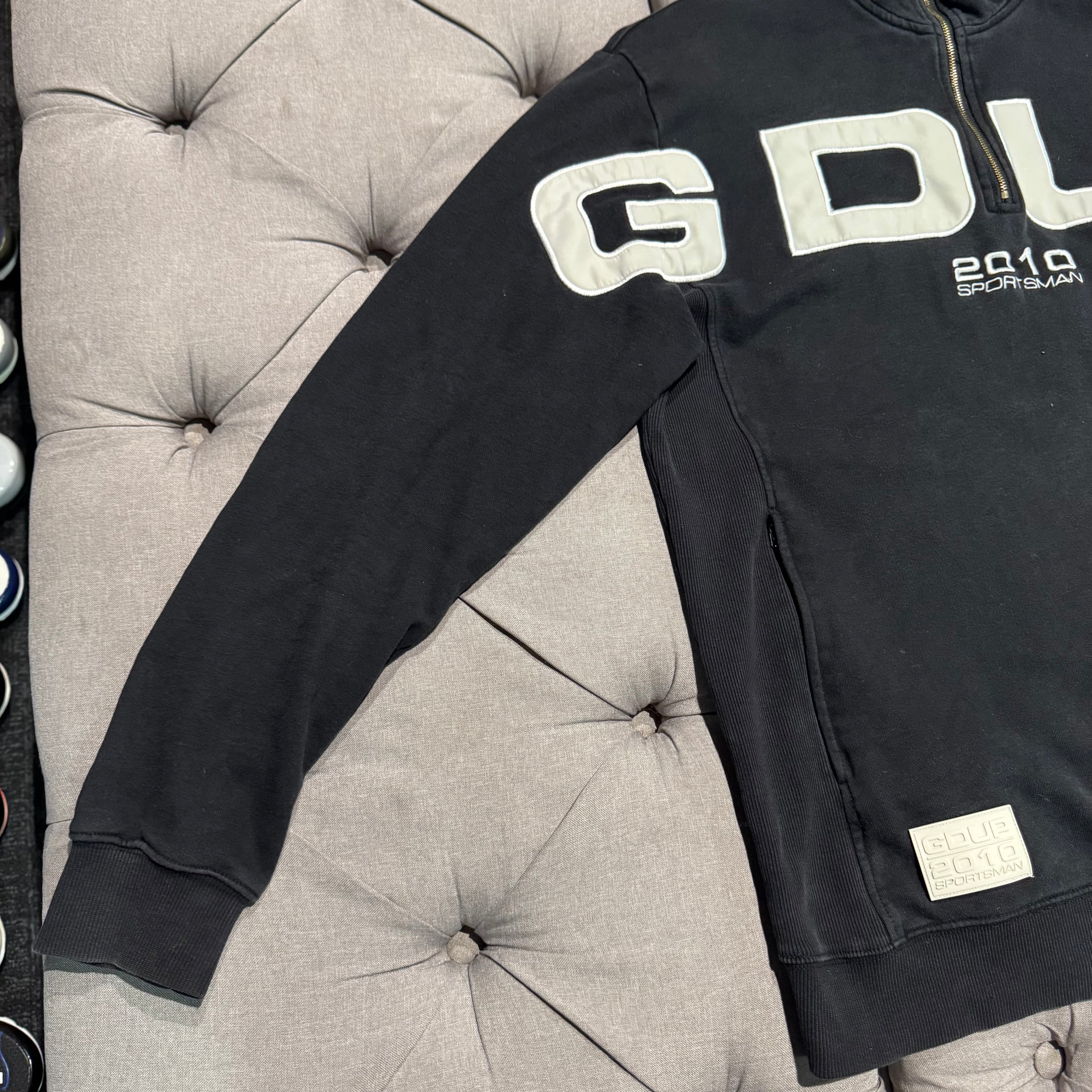 Geedup GDUP Sportsman Quarterzip 'Black White' (Second hand)
