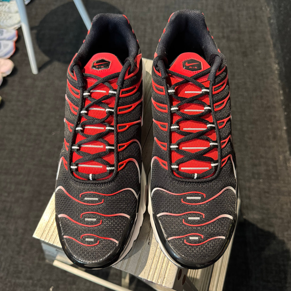 Nike Air Max Plus TN 'Black White University Red' (Brand New)