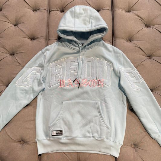 Geedup X Vanson Team Logo Hoodie 'Light Blue' (Second hand)
