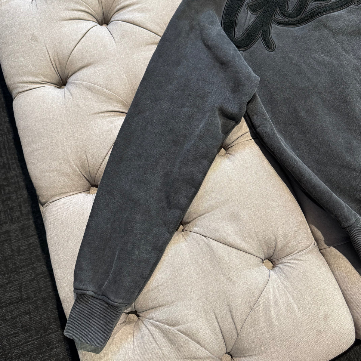 Geedup OS Script Hoodie 'Washed Black' (Second hand)