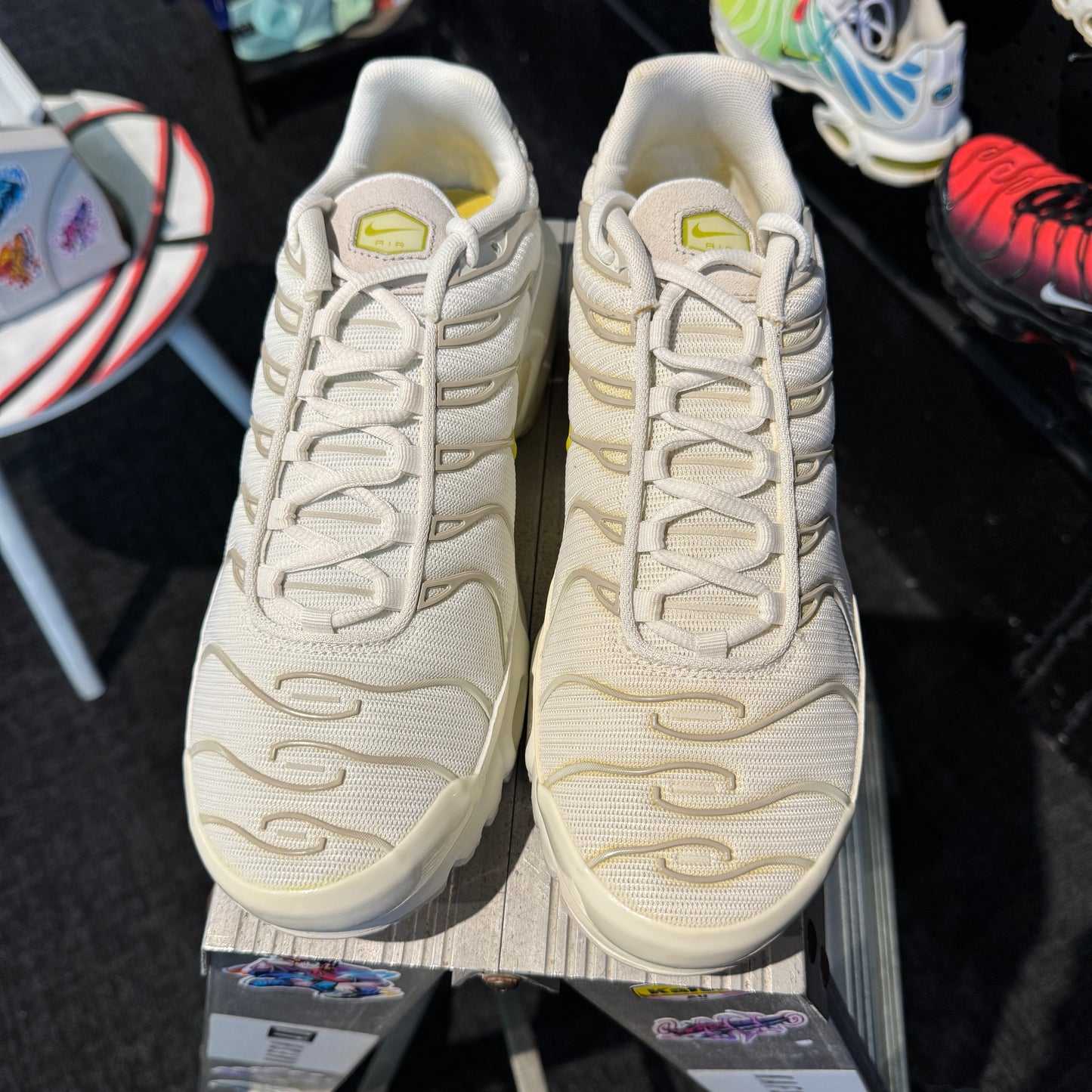 Nike Air Max Plus TN 'White Bone Celery' (Brand New)