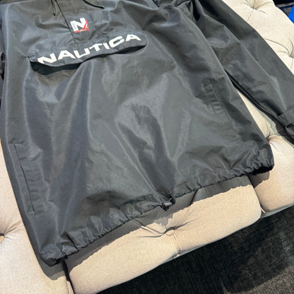 Nautica Sport Windbreaker Jacket 'Black Red White' (Second hand)