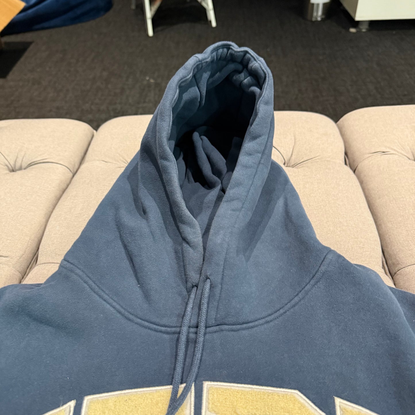 Geedup Team Logo Hoodie 'Blue Cream' (Second hand)