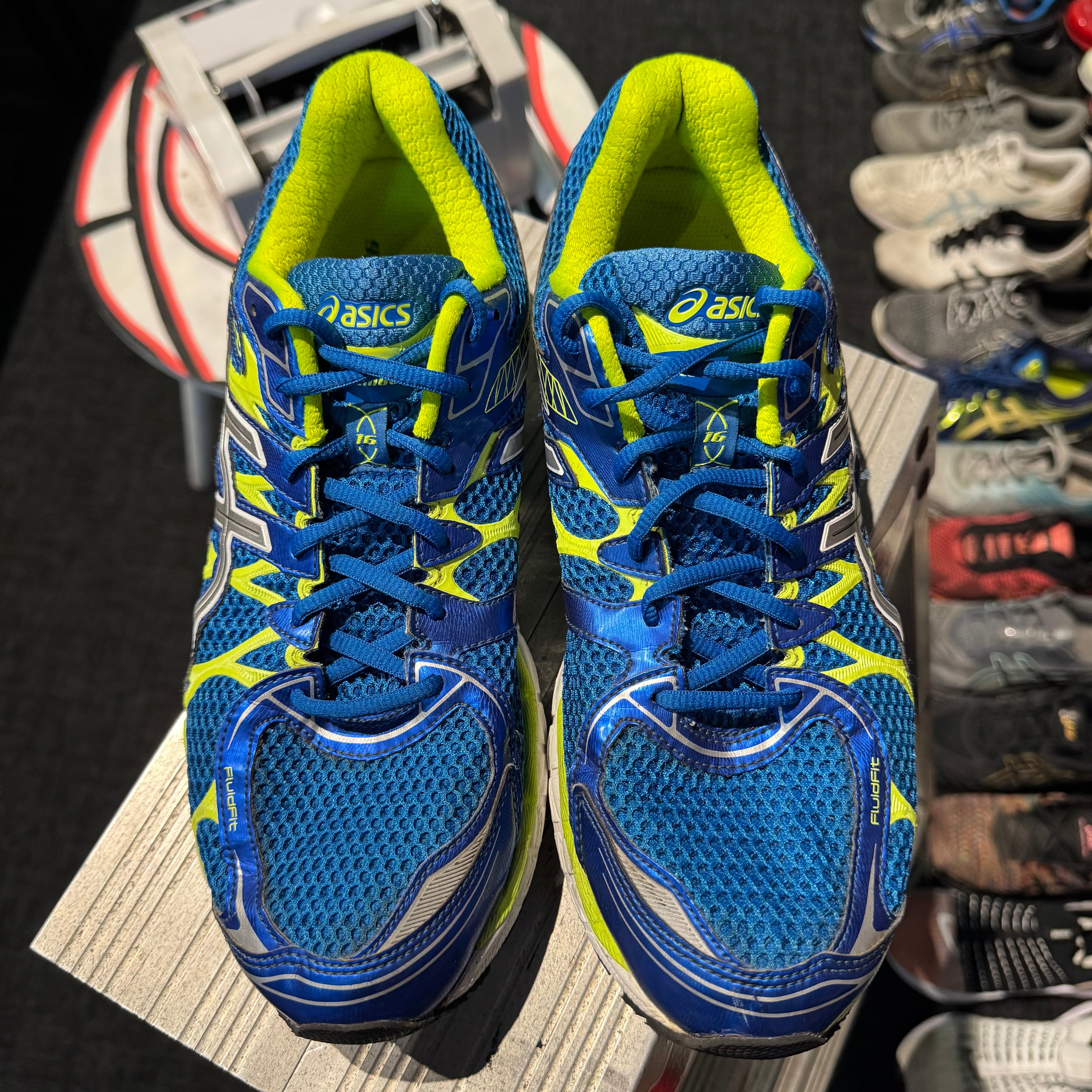 Asics Gel Nimbus 16 'Island Blue Lightning Lime' (Second hand)