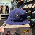 Polo Bucket Hat 'Navy Yellow' (Second Hand)