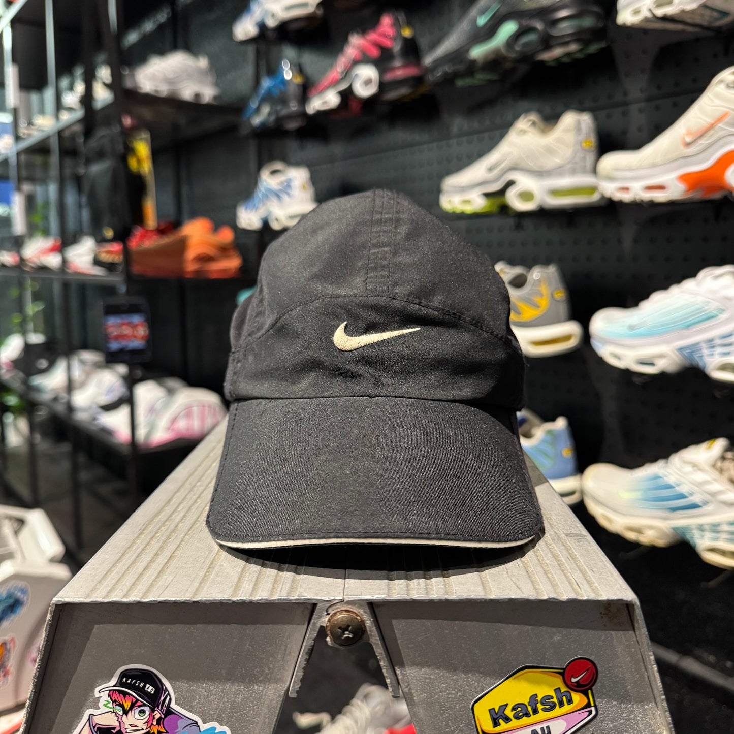 Nike Featherlight Cap 'Black White ' (Second hand)