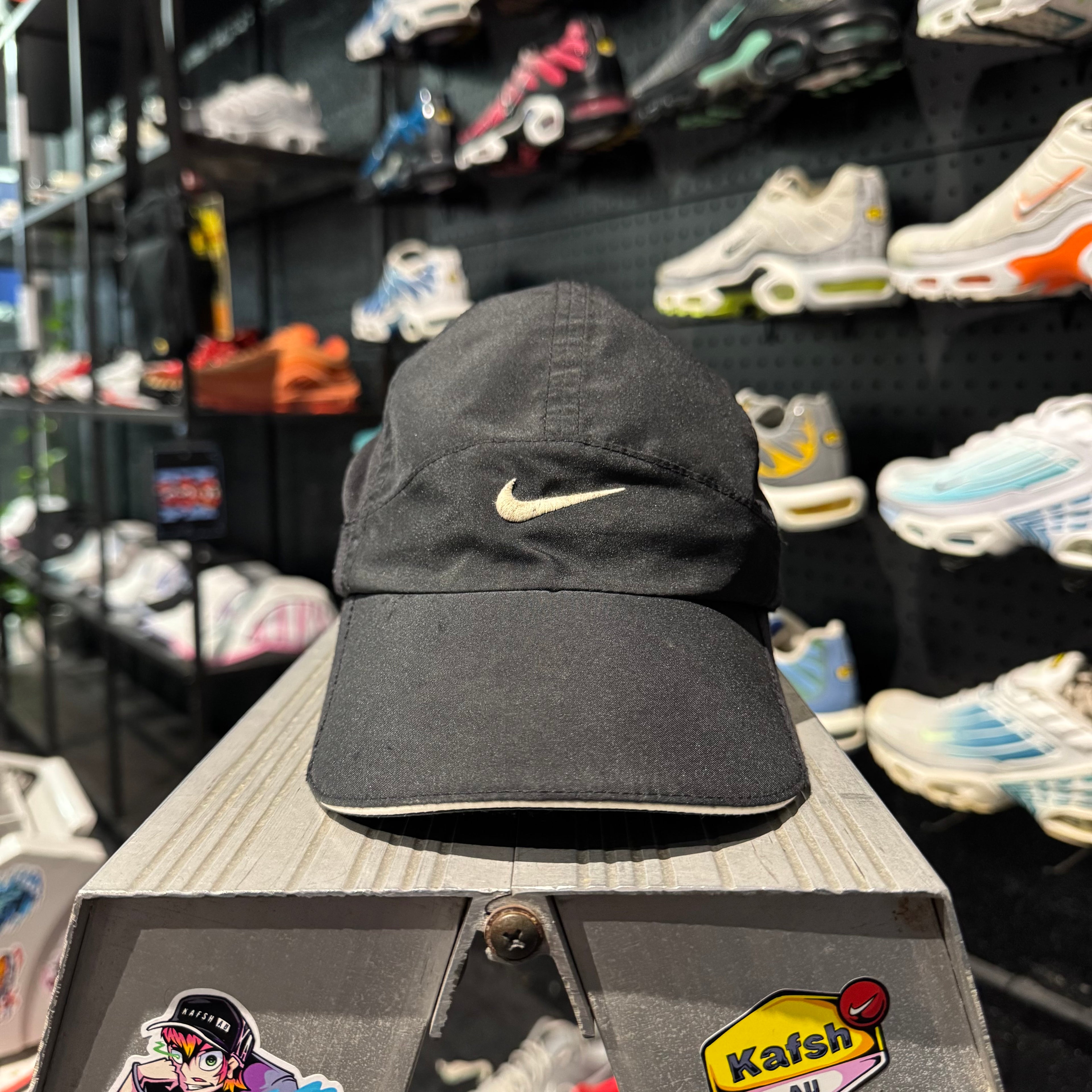 Nike Featherlight Cap 'Black White ' (Second hand)