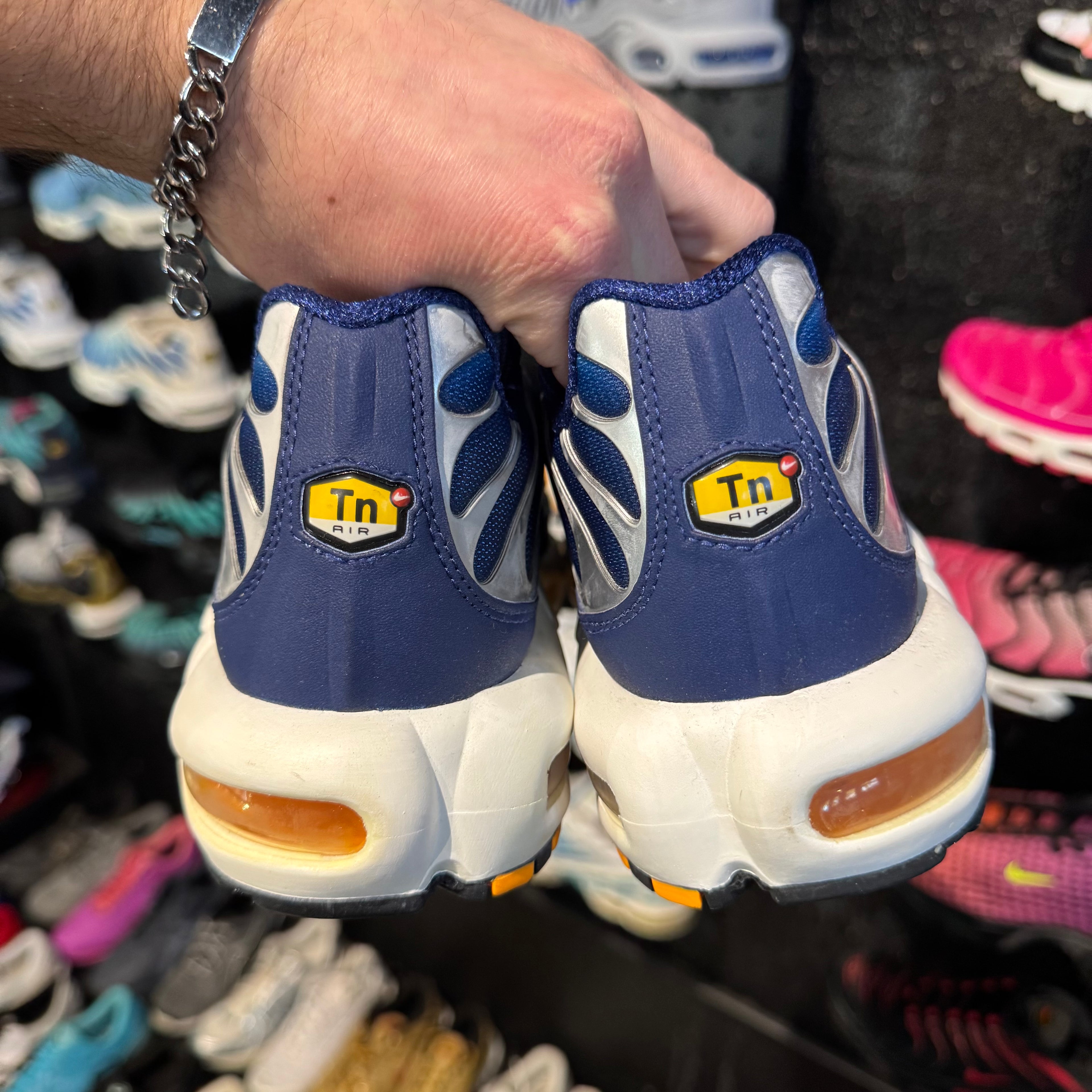 Nike Air Max Plus TN 'Blue Void Laser Orange' (Brand New)