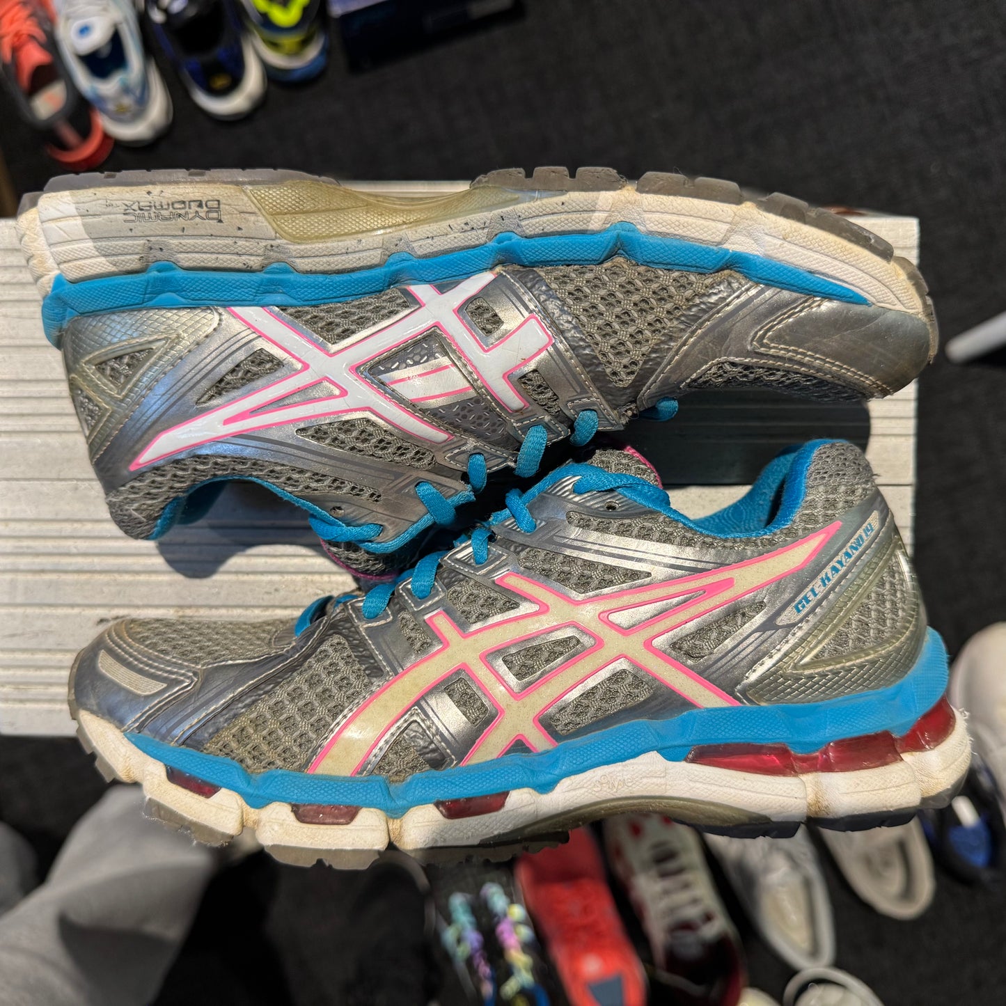 Asics Gel Kayano 19 'Silver Blue Pink' (Second hand)