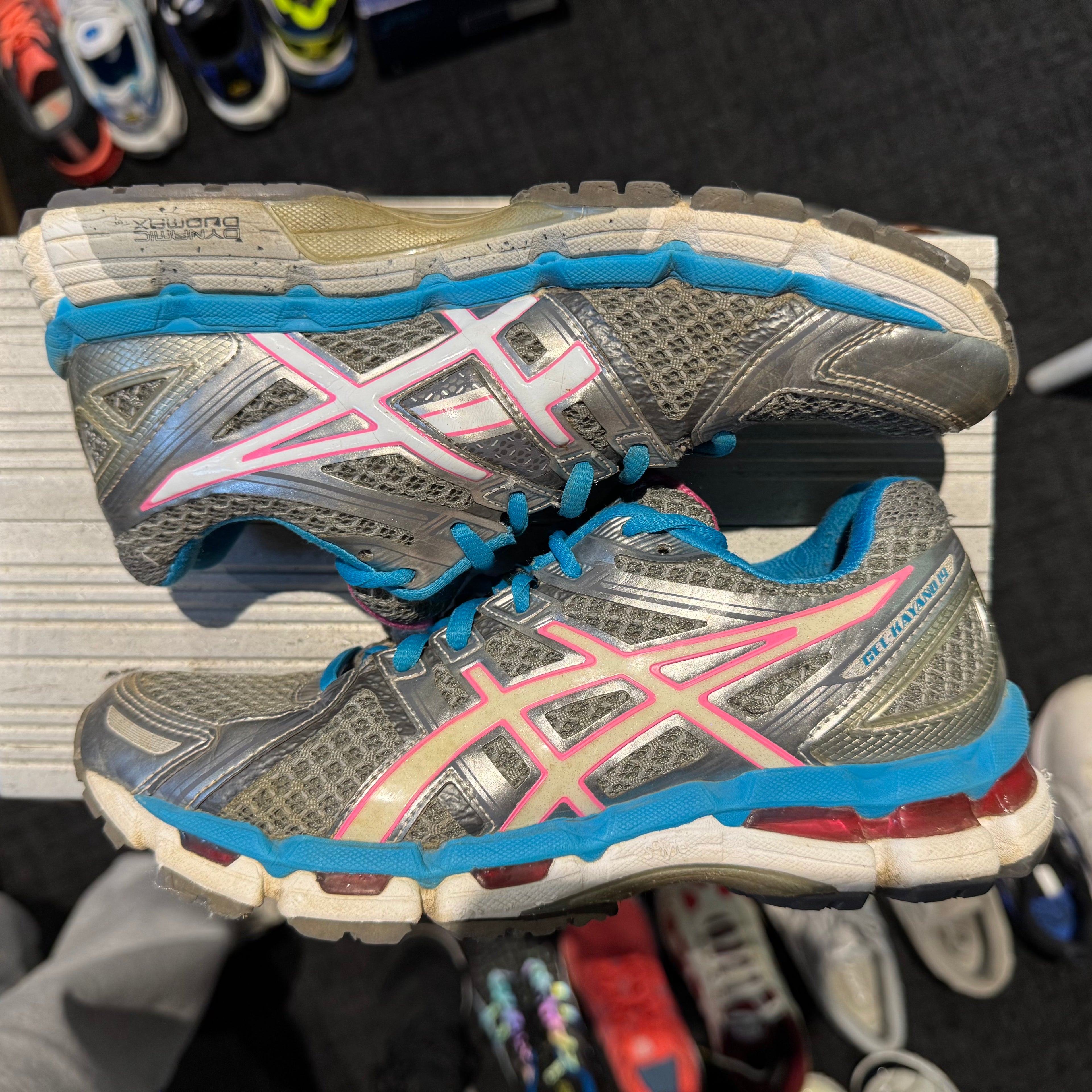 Asics Gel Kayano 19 'Silver Blue Pink' (Second hand)