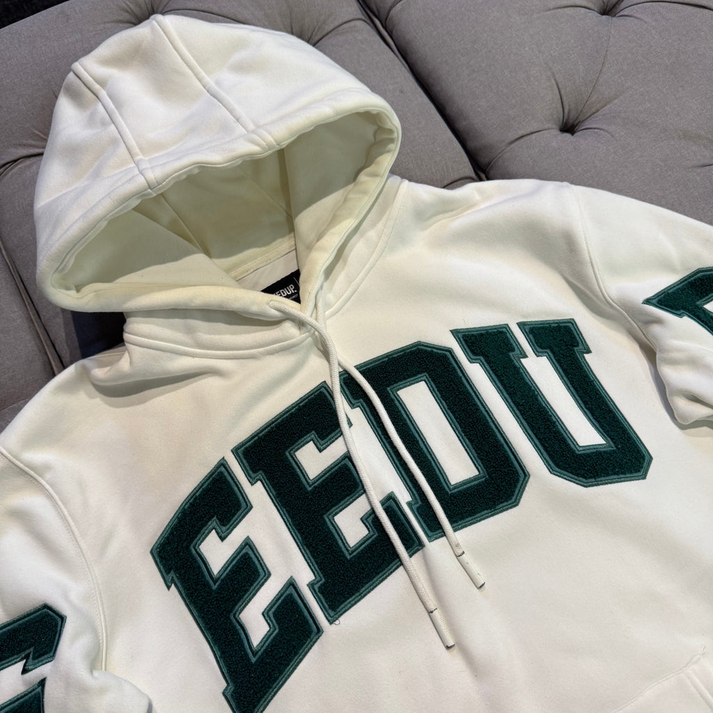 Geedup Team Logo Hoodie 'White Green' (Second hand)